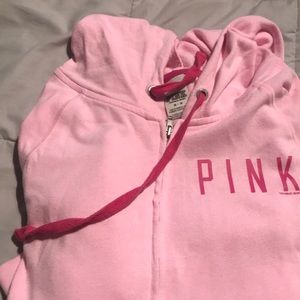 Victoria secret pink sweatshirt zip up